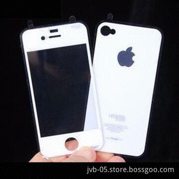 Screen protector for iPhone (white frame)